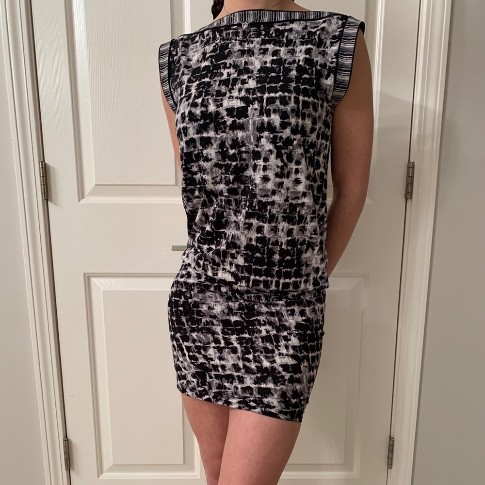 BCBG short evening dress.